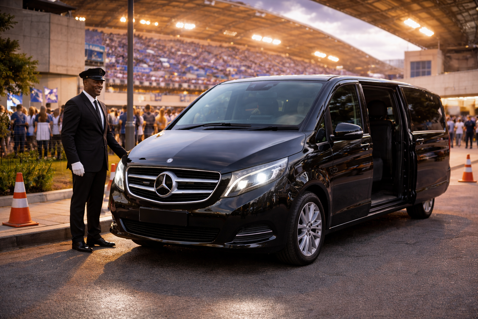 football match chauffeur service in Essex